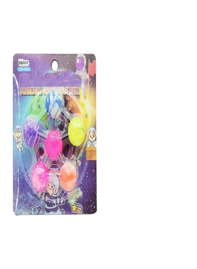 DEE SONS Crazy Ball Set Crazy Bouncy Jumping Balls - Rubber, Birthday Return Gift for Kids (Set of 5) - Image 1